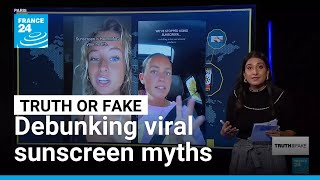 Does sunscreen increase the risk of skin cancer? Here's the science • FRANCE 24 English