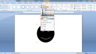 M S Office Word 2007 - Clip Art and Shapes  | CCC | CCC+ | Government job computer test