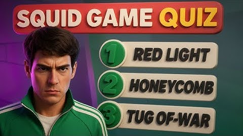 🎮 "Can You Survive the Squid Game Quiz? 💀🦑"