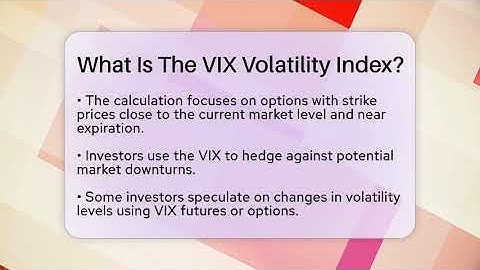 What Is The VIX Volatility Index? - All About Capitalism