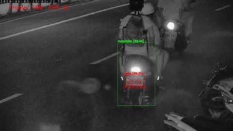 Licence plate recognition (night time, 100% accuracy)