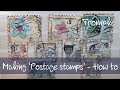 How to make faux postage stamps