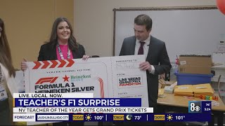 Nevada Teacher Of The Year Gets Formula 1 Surprise