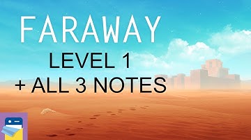 Faraway: Puzzle Escape: Level 1 Walkthrough + All 3 Letters / Notes (by Mousecity & Pine Studio)