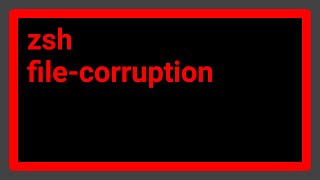 How to fix and recover a "corrupt history file" in zsh?