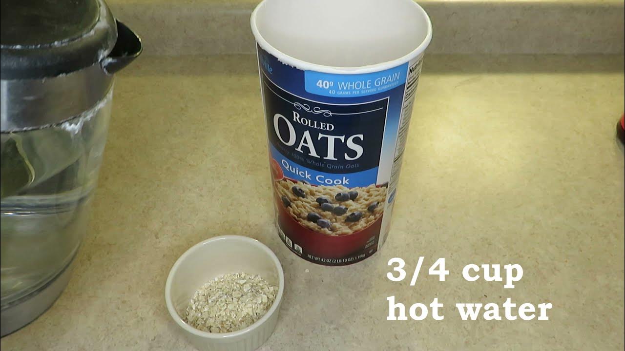 How to cook Rolled Oats (Quick Oats) for Breakfast YouTube