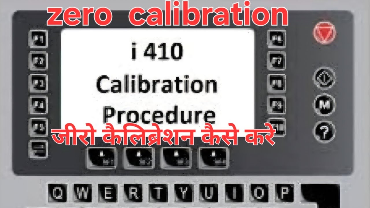 Preciamolen bagging machine i410  zero calibration