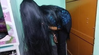 Beautiful Thick And 4Ft  Long Hair Play For Left Side | Gorgeous Long Hair Play For Beautiful Girl |