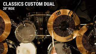 Classics Custom Dual Ride Cymbal-22 in.-No Style