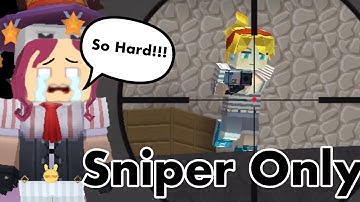 Sniper Only Challenge | Build and Shoot | BG