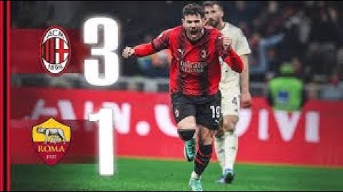 AC Milan 3-1 AS Roma | Coppa Italia 2025 Quarter-Final Highlights | Abraham & Félix Shine
