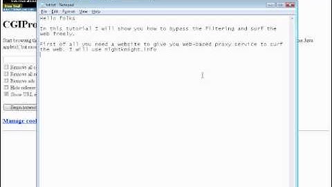 How to bypass internet filtering using web proxies