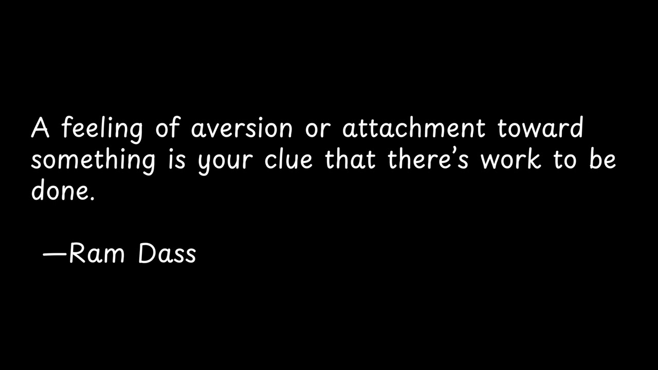 A feeling of aversion or attachment