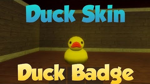How to get “Duck” Badge + Duck skin | Piggy RP [W.I.P] | Roblox