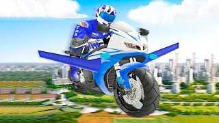 Bike Racing Games - Futuristic Flying Moto Racing - Gameplay Android free games screenshot 2