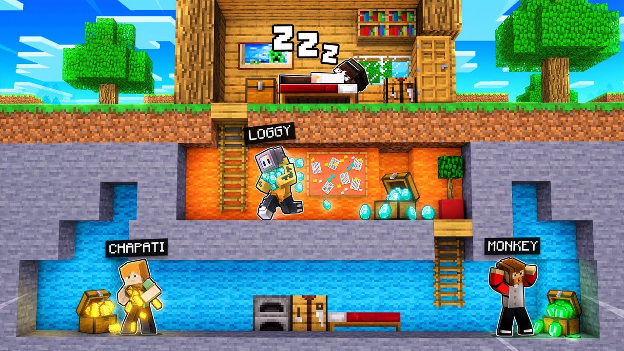 SECRETLEY GOING INSIDE MAFIA'S UNDERGROUND BASE TO STEAL DIAMONDS (PART 31)