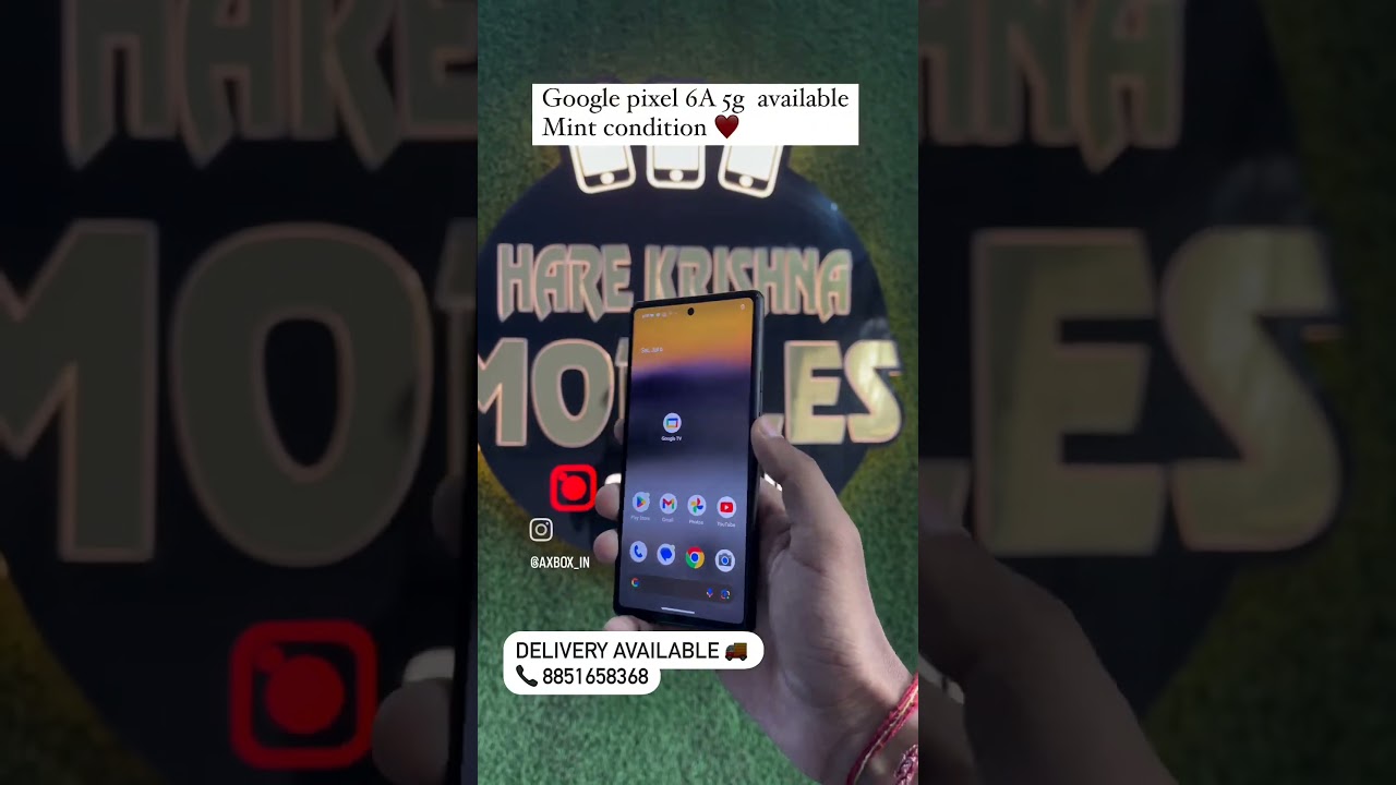 Google Pixel 6A 5G (Available) Mint Condition, comments down below for more info 