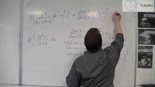 OCR MEI Core 4 5.10 EXTENSION: Polynomial Division to Partial Fractions