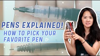 Pens Explained: How To Find Your Favorite Pen!