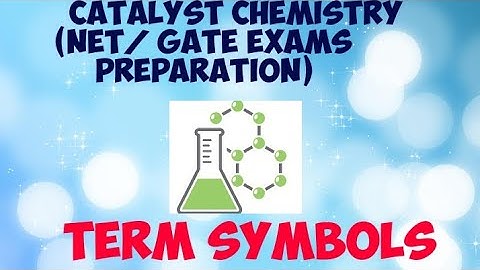 Atomic Term symbols ( NET GATE exams)