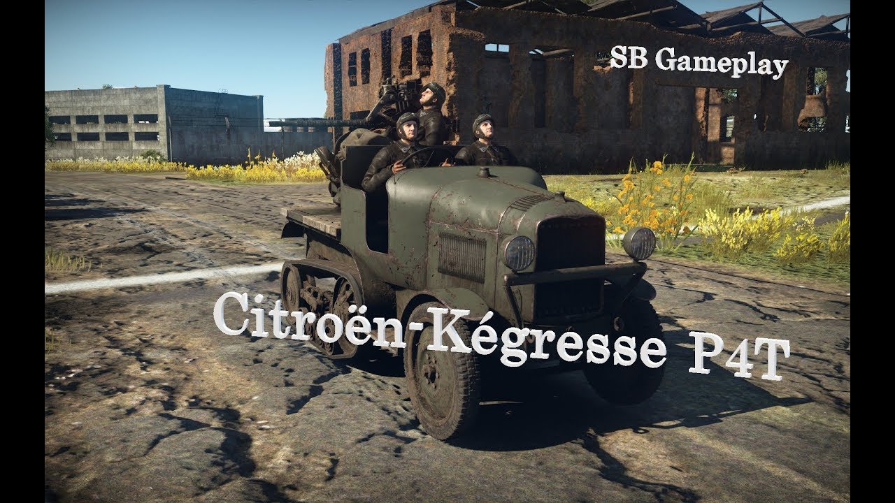 Citroën Kegresse P4T AAA // SB Gameplay // Driving around in a Citroën