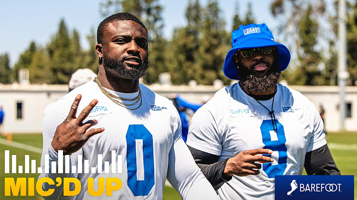 Byron Young Spends Practice Bantering With Jared Verse | Rams Mic'd Up