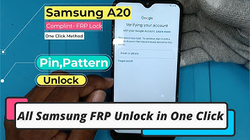 All Samsung FRP Unlock in One Click✔️✔️/ Samsung A20 Frp unlock 💯 Done/ New Method &One Click Method