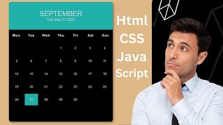 How to create Live Calendar | JavaScript-Html-CSS | Beginner Tutorial