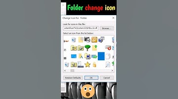 Folder📂 ka icon change kaise kare #computer #shortsfeed #laptop #shortsyoutube #shorts #viral