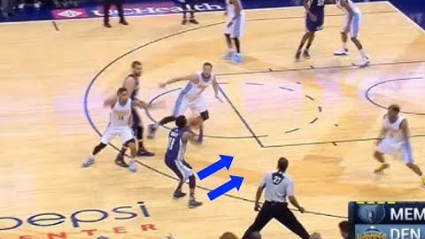 Mike Conley from the Memphis Grizzlies with the half-time Buzzer Beater