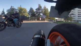 KTM Duke 390 / Agressive City Ride / Arrow Exhaust