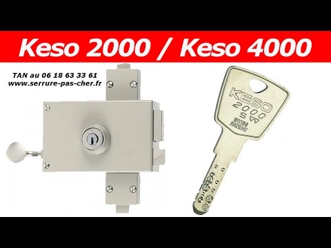 Changer une serrure Keso 1000, Keso 2000, Keso 4000 et son cylindre.