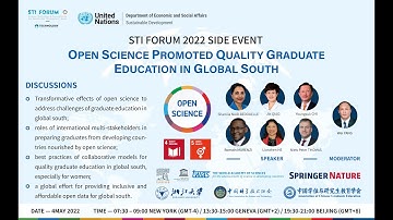 Open Science Promoted Quality Graduate Education in Global South