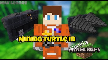 Mining Turtle in Vanilla Minecraft! mit Datapack | Version Beta 0.1