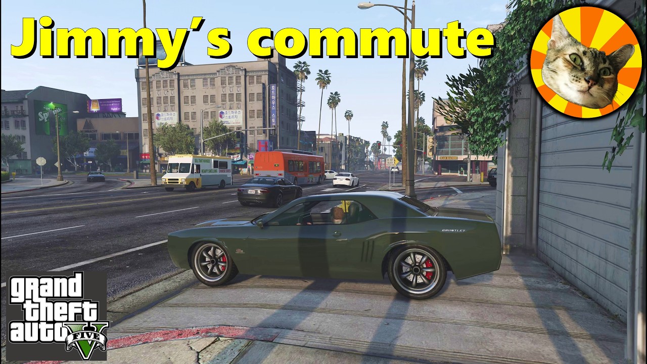 Jimmy's commute to military job | GTA V roleplay