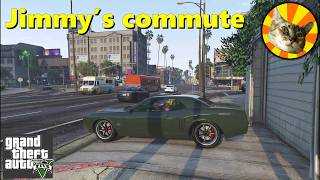 Jimmys commute to military job | GTA V roleplay