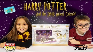 HARRY POTTER 2018 FUNKO Pocket POP Advent Calendar Unboxing - All 24 Days!