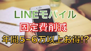 【LINEモバイル】2020年最新！格安SIMで固定費削減方法を徹底解説！