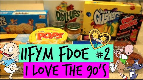 IIFYM Full Day of Eating #2 - I LOVE THE 90