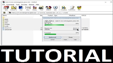 [Eng]How to extract .obb files of GTA SA Android for Modding-GTAAM Tutorial