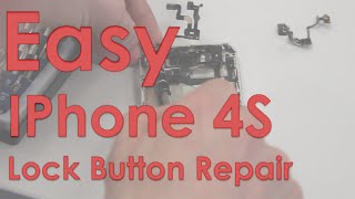 Easy IPhone 4s Lock Button Repair | JustPhoneTips