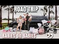 Epic Roadtrip with Triplets and a Toddler! | CA to UT | Traveling with 4 kids 2 and Under