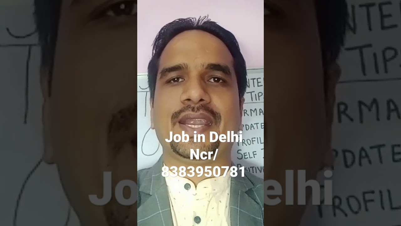 Job in delhi/