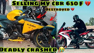 Selling my Superbike 💔 | cbr150 live crash | Riderzone 750