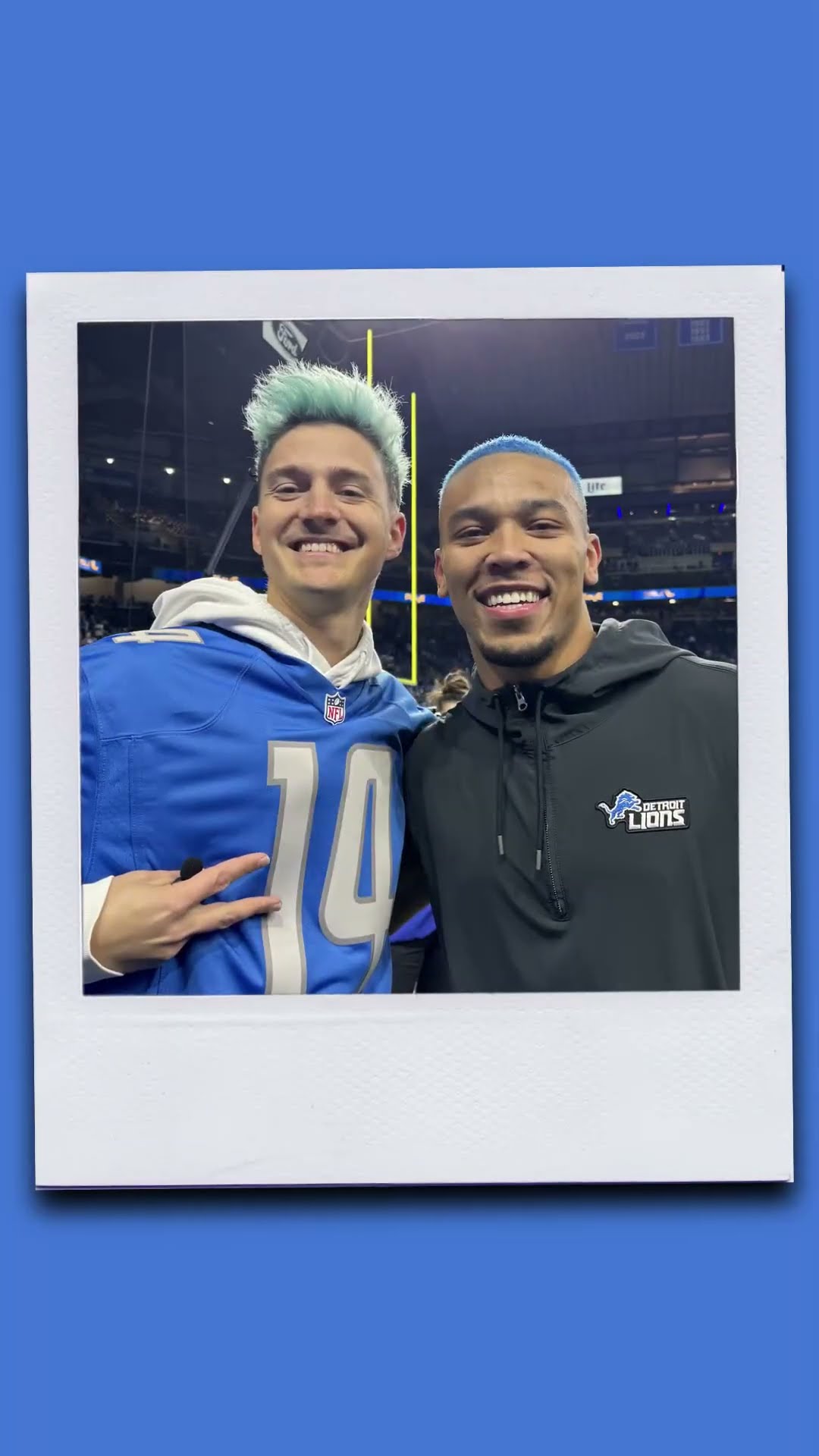 I GOT A SIGNED ST. BROWN JERSEY?! Thank you @NFL FOR HAVING ME #NFLPartner #NFLCreatorOfTheWeek