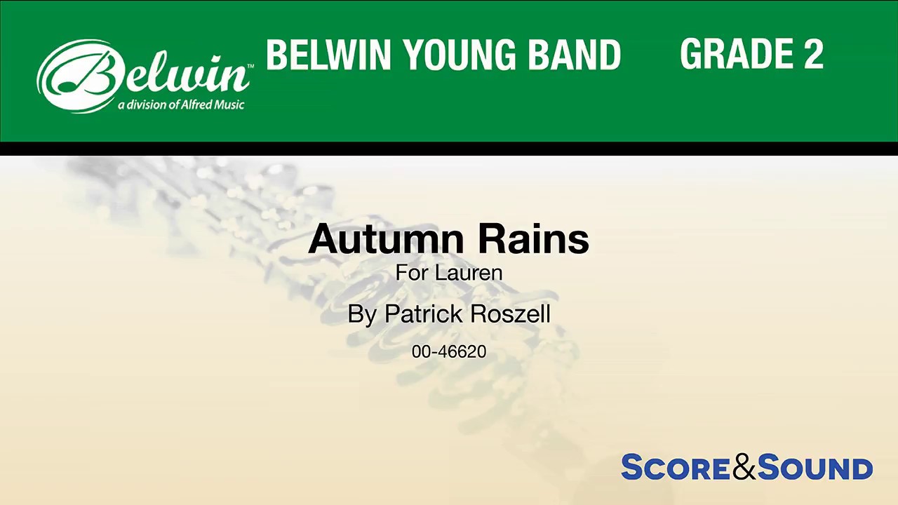 Obejrzyj Autumn Rains, by Patrick Roszell – Score & Sound w YouTube Obejrzyj Autumn Rains, by Patrick Roszell – Score & Sound w YouTube