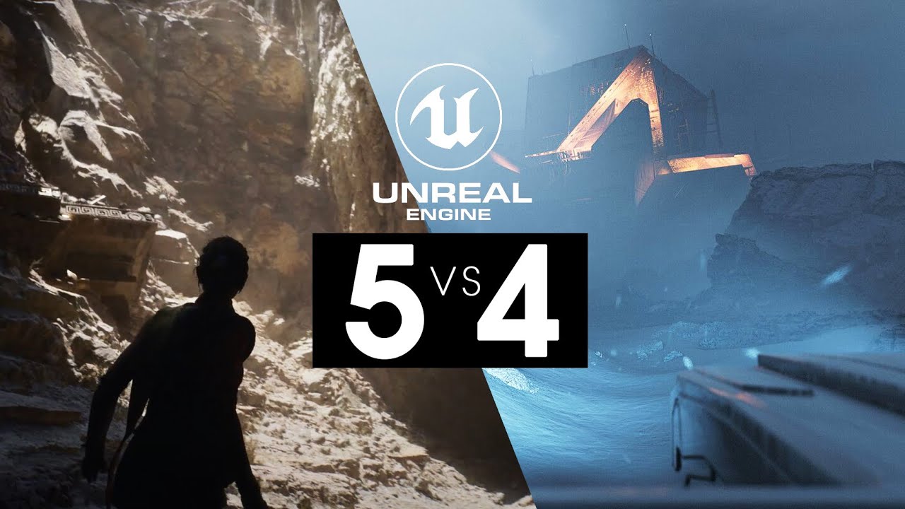 Unreal Engine 5 Features Vs Best Of Unreal Engine 4 Youtube