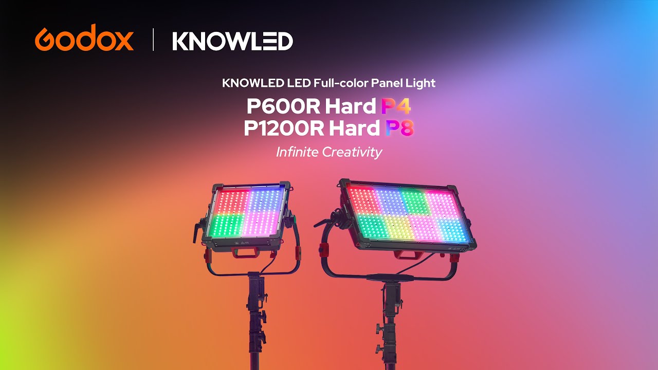Godox KNOWLED P600R Hard P4 RGB LED Video Light Panel with Storage