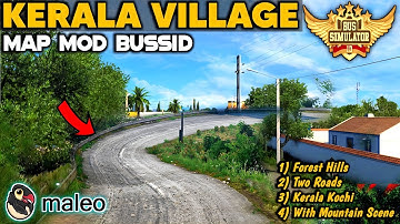DOWNLOAD! 🔥 New KERALA VILLAGE Map Mod For Bus Simulator Indonesia।Bussid Mod Map 4.3.3