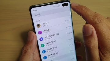 Samsung Galaxy S10 / S10+: How to Delete Recent Call Log Records